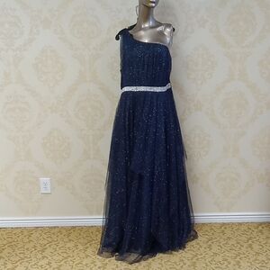 Say Yes To Prom One-Shoulder Size 24 Prom Dress